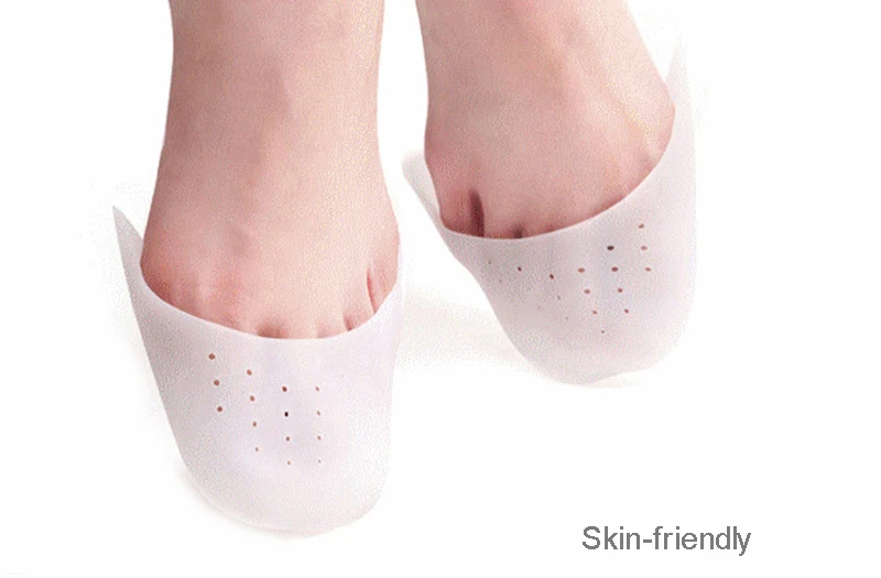 Finger Protector Silicone SEBS Gel Pointe Toe Cap Cover High heels Figure Skating Soft Pads Breathable Ballet Shoes Feet Care