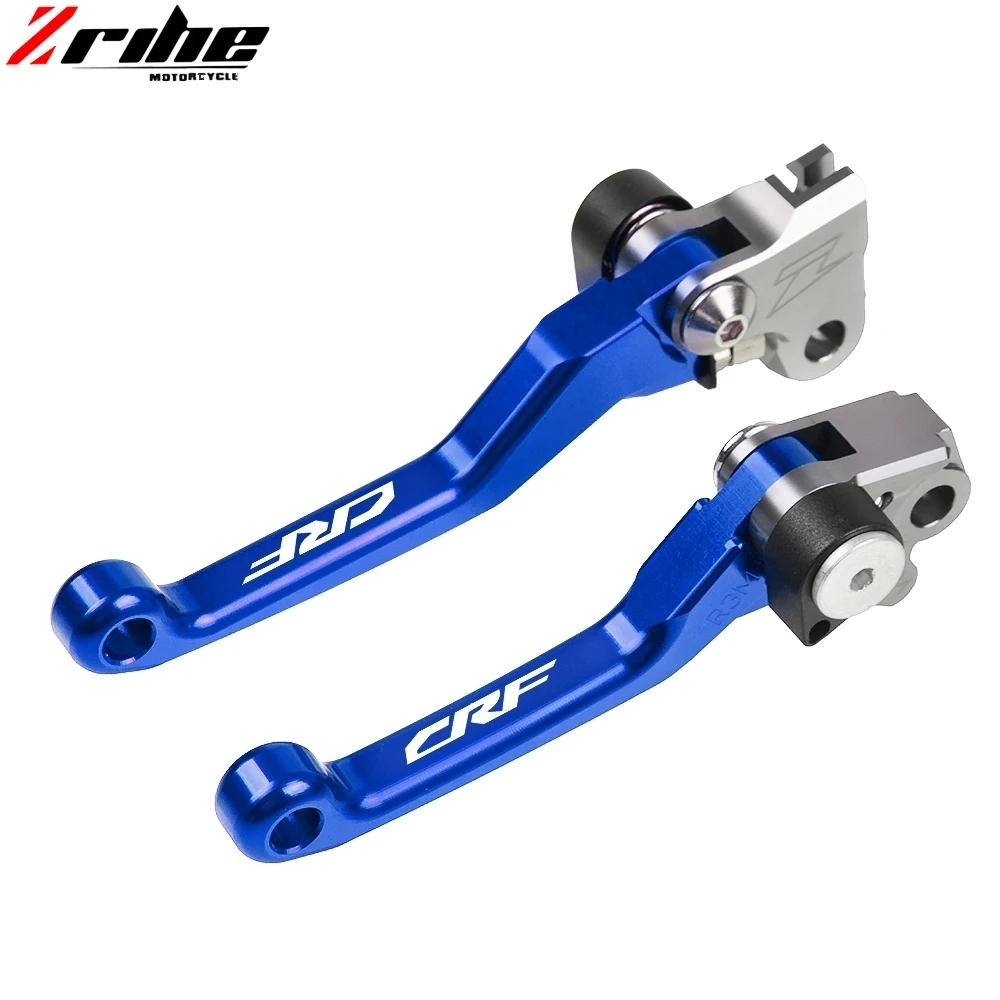 Для HONDA CRF 250R 450R 250X 450X 230F складные сцепные рычаги CRF250R CRF450R CRF250X CRF450X CRF230F CRF250L/м 2003 - Цвет: blue