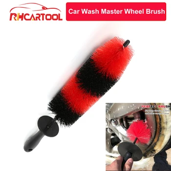 

1pcs Mop brush car wash car brush wheel hub special does not hurt car hair brush tire brush soft hair cleaning beauty supplies