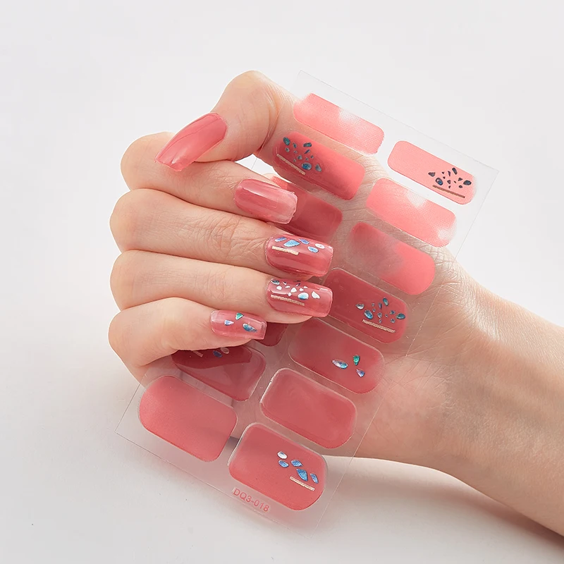 Three Sorts 0f Nail Stickers Decals Plain Stickers Nail Decoration Nails Sticker Designer Self Adhesive Nail Art Stickers