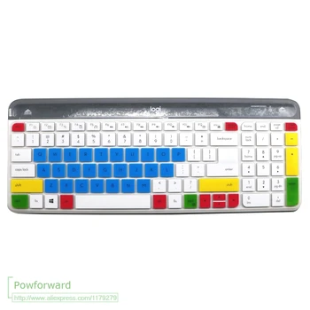 

For Logitech MK470 K580 Slim Wireless Keyboard Silicone Dustproof Wireless Desktop keyboard Cover skin Protector MK 470