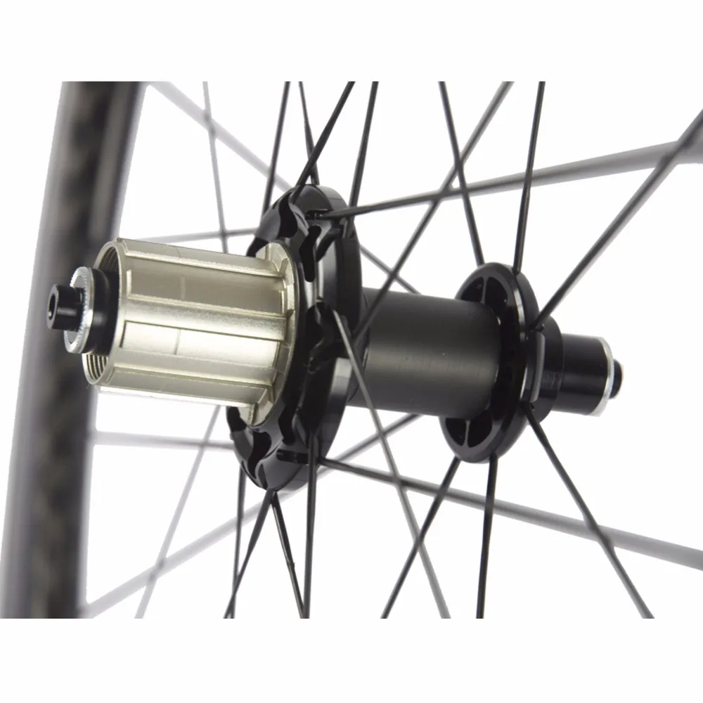 Cycling Bicycle Wheel 50mm Carbon Clincher Wheelset R51 Carbon Hub 25mm Width 12k Twill 30% Matte Road Bike Carbon Wheel