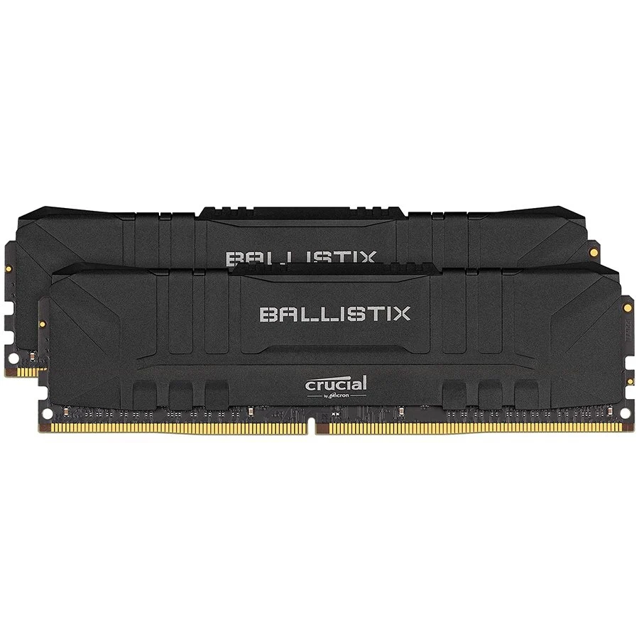 Модуль памяти CRUCIAL DDR4 2666MT/s CL16 DIMM 288pin небуферизованный черный 2 шт|Оперативная