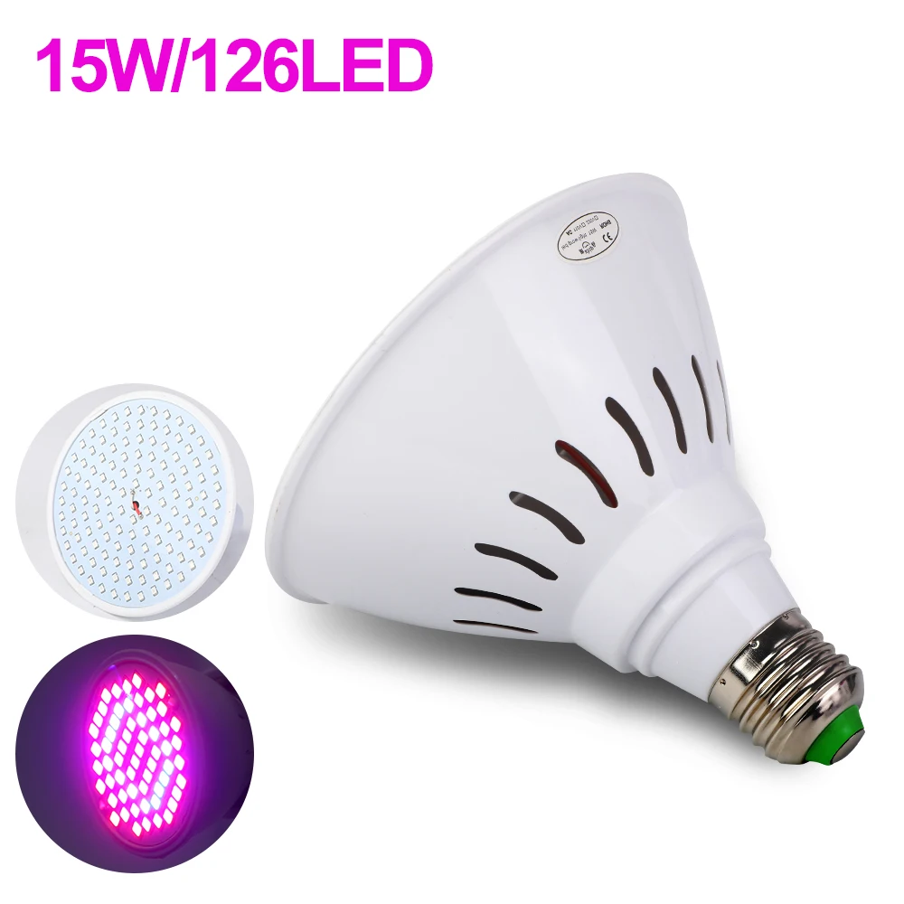 Single lamp Dozzlor Phyto лампа полный спектр светодиодный светильник для выращивания E27 лампа для растений фитолампа для комнатных саженцев цветок фитолампия для выращивания палаток - Испускаемый цвет: Single lamp