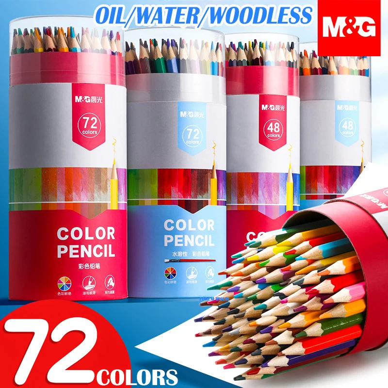 12/24/36/48 Colors Wood Pastel Colored Pencil Set Oil Colour Lead