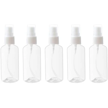 

80Ml Transparent Empty Spray Bottle Refillable Plastic Container, Empty Cosmetic Container-50Pcs