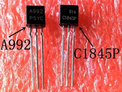 20 шт. 2SA992 TO-92 2SC1845 TO92 10 пар (10 A992 + C1845) Hi-Fi трубка новинка оригинал | Обустройство дома