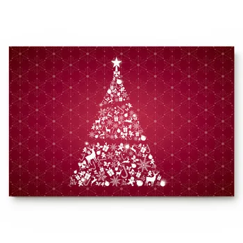 

Red Merry Christams Bath Rugs Christmas Doormat Non-Slip Door Mat Carpet Bathroom Accessories Customizable