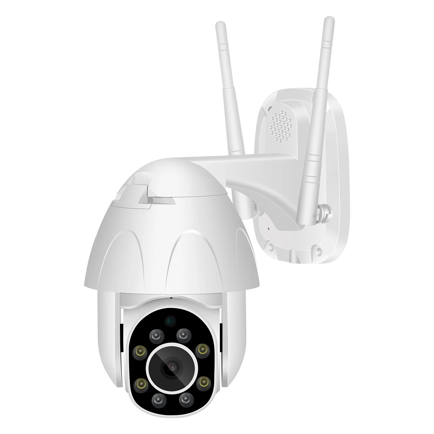 1080p Ptz Speed Dome Ip Camera Outdoor Security Camera 4x Digital Zoom