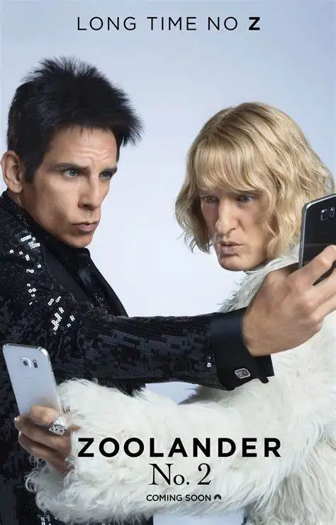 Шелковый постер ZOOLANDER 2 с принтом 24x36 дюймов