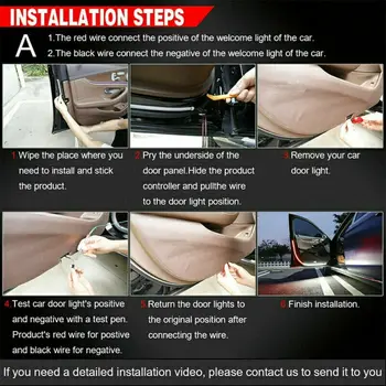 

Strip Door anti-collision light ​ Anti-Collision Car Door Open Flowing Flashing