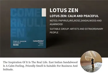 

Origina Men Solid Perfume 360°Rotating Design Pocket Perfume Lotus Zen Magic Balm Long Lasting Fragrances Romantic Fresh Balsam