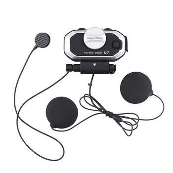 

Stereo Riding Easy Operate Clear Voice Noise Reduce Bluetooth 5.0 AUX Input Replaceable Structure Motorcycle Helmet Headphone