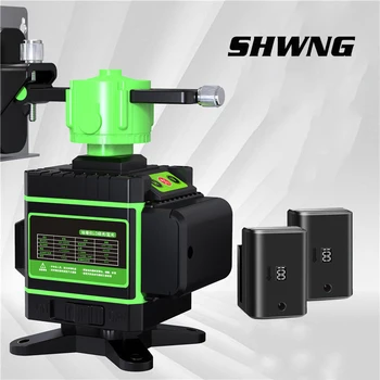 

8/12/16 Lines 3D Green Laser Level Self-Leveling 360 Degrees Horizontal And Vertical Cross Lines Green Laser Line With Battery