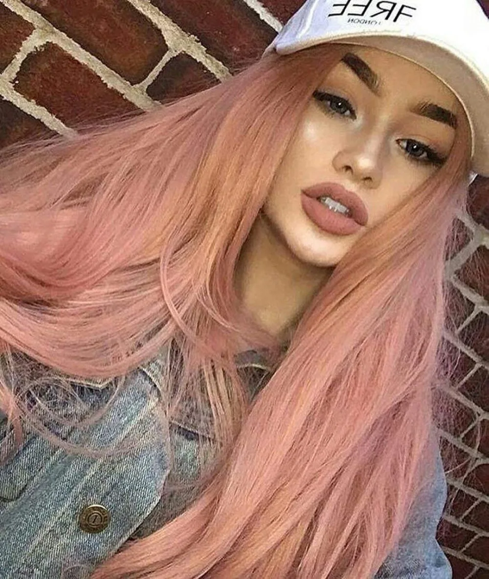 rose gold wig