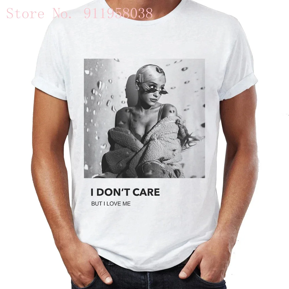 Kawaii Ariana Grande positions print Tshirt Harajuku sweet music singer cover t shirt oversized gothic punk women/men's T-Shirts