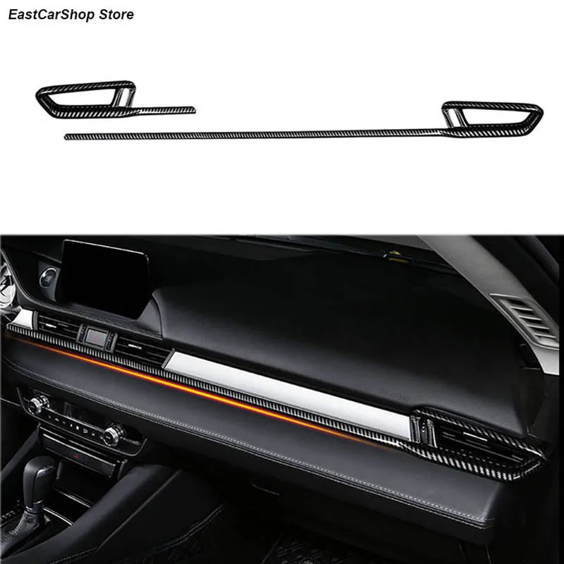 

Car Central Control Outlet Decorative Frame Interior Decoration Modification for Mazda 6 Atenza 2019 2020 2021 Accessories