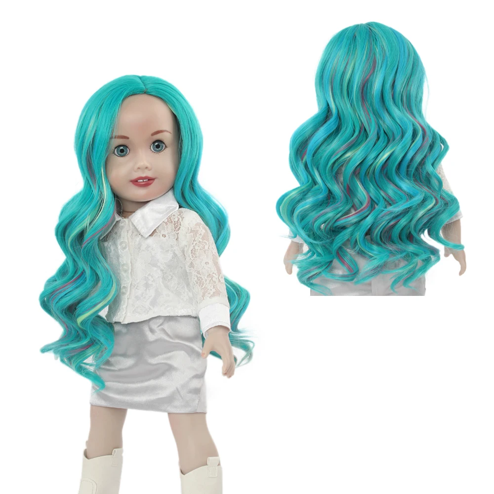 Парики для кукол термостойкие Сменные длинные кудрявые 18 дюймов сделай сам