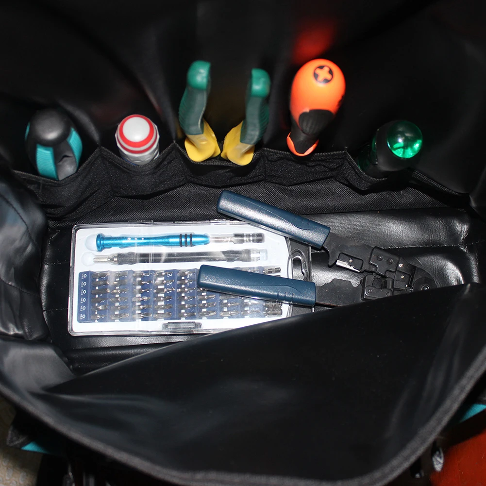 Прочные инструменты для обслуживания Электрика Сумка для хранения сумка органайзер пакет портативный металлический инструмент