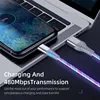 Flow Luminous USB Charge Cable Micro USB Type C 3A LED Fast Charging Mobile Phone Charger Cable For Samsung Huawei Xiaomi HTC ► Photo 3/6