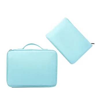 

2Pcs Certificate Storage Bags Middle-sized Waterproof Storage Case with Combination Lock Cosmetic Case
