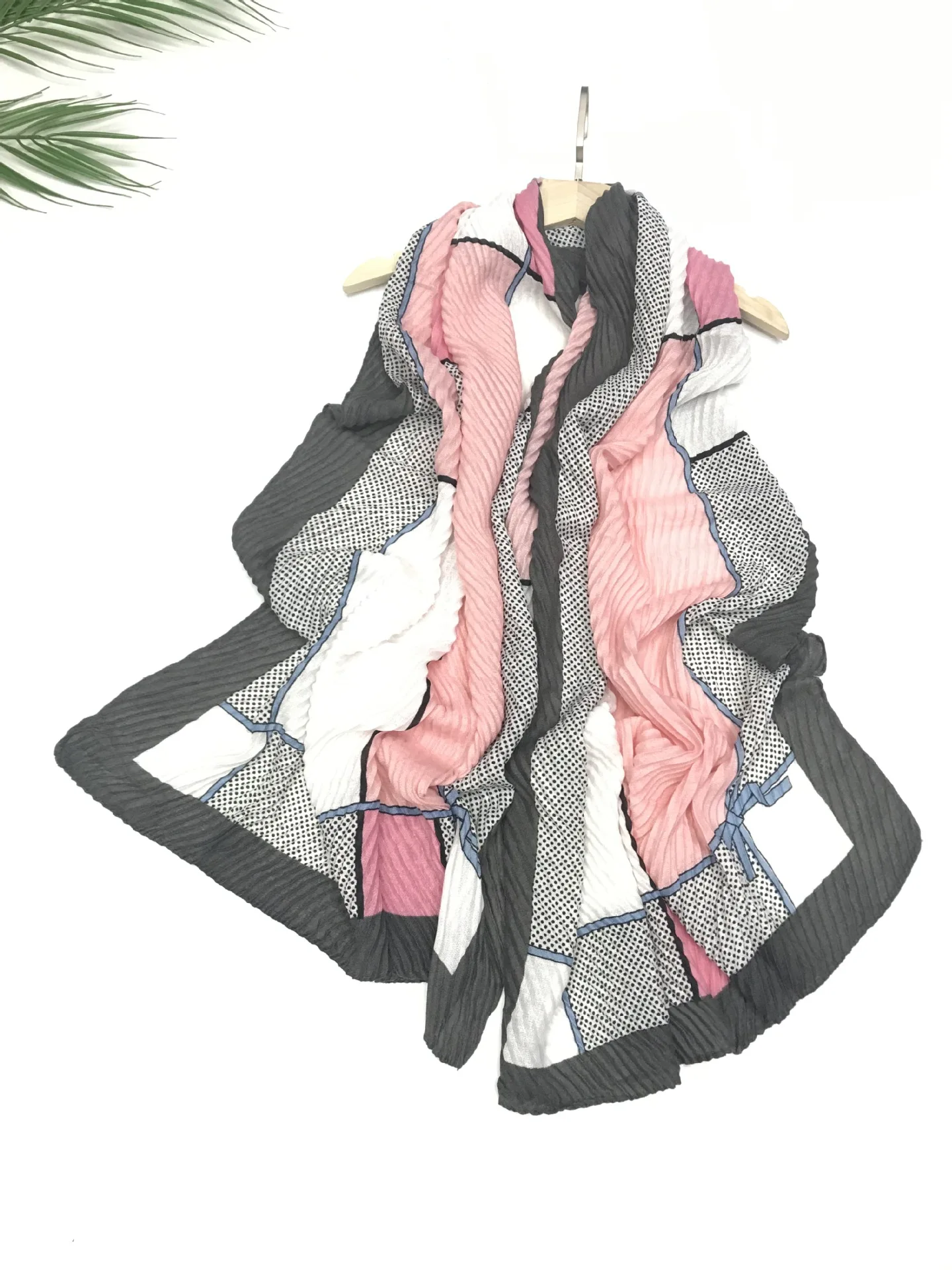 Money Tree Butterfly Festival Plaid Fold Zou Cover Scarf Air Conditioner Shawl Manufacturers Wholesale