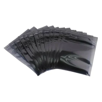 

100pcs Anti Static Shielding Ziplock Bag Resealable Antistatic Aluminum Storage Bag Self Seal Electronic Accessories