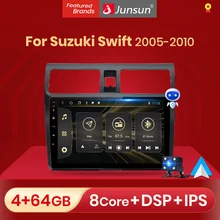 Junsun V1 Android 10 ИИ Голосовое управление 4G DSP автомобильное Радио мультимедийный плеер видео для Suzuki Swift 2003 2004 2005 2006 2007 2008-2010  GPS магнитола for No 2 din андроид автомагнитола Junsun V1 Android 10 ИИ Голосовое управление 4G DSP автомобильное Радио мультимедийный плеер видео для Suzuki Swift 2003 2004 2005 2006 2007 2008-2010  GPS магнитола for No 2 din андроид автомагнитола