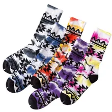 Осенние и зимние новые носки с геометрическим узором, пара моделей, носки для скейтборда, индивидуальные носки