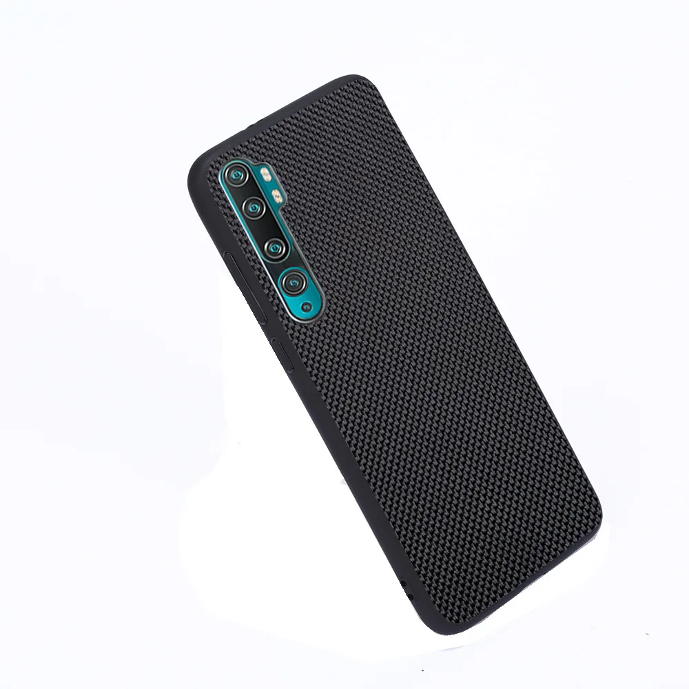 Для xiaomi mi Note 10 Pro Чехол, роскошный мягкий ТПУ край+ твердая ткань, углеродное волокно, защитная задняя крышка, чехол для xiaomi mi cc9 pro note10