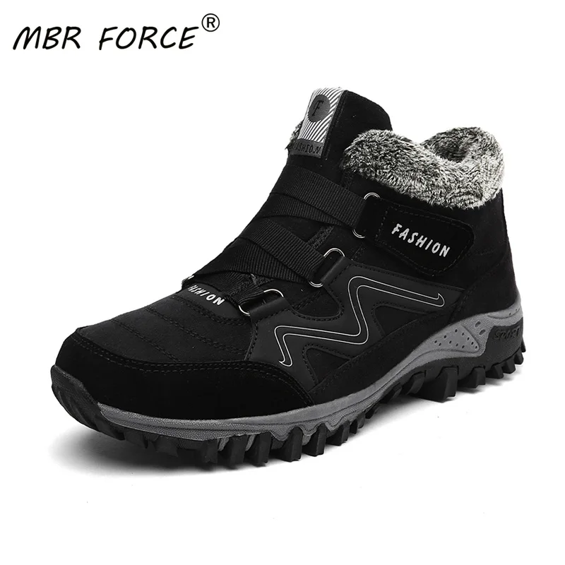 Новая модная теплая зимняя хлопковая обувь MBR FORCE для мужчин и женщин толстая