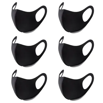 

6PCS New Cotton PM2.5 Mouth Mask anti dust mask Activated carbon filter Windproof Mouth-muffle bacteria proof Flu Face mask Care