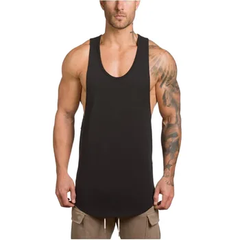 

Men's Gyms Bodybuilding Fitness Muscle Sleeveless Singlet Vest Hip Hop Tank Top Vest Musculation Gym Clothing Debardeur Homme