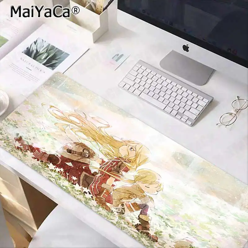 Lock Edge 40X90cm MaiYaCa дизайн сделанный в бездну фиксирующий край коврик для мыши игровой резиновый ПК компьютерный игровой коврик для мыши - Цвет: Lock Edge 40X90cm