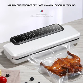 

New Arrival Electric Vacuum Sealer Packaging Machine For Home Kitchen Food Saver Bags Commercial Vacuum Food Sealing