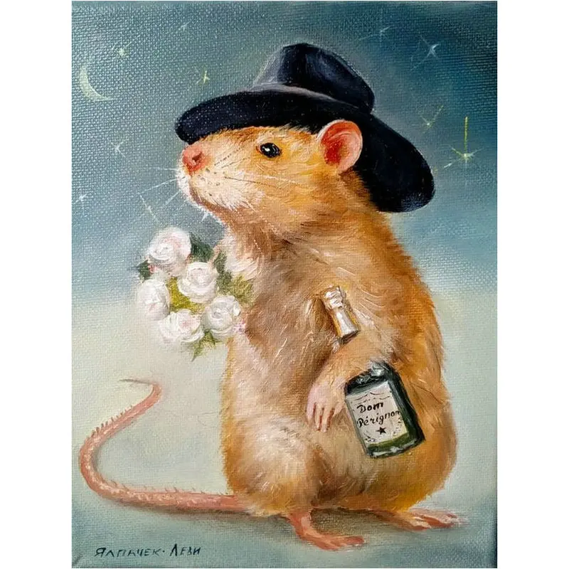 Картинка с днем рождения крыса