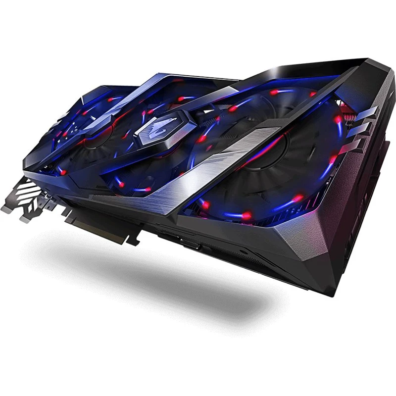 Видеокарта Gigabyte PCI-E GV-N2070AORUS X-8GC NV RTX2070 8192Mb 256b GDDR6 1620/14142/HDMIx3/DPx3/Ty