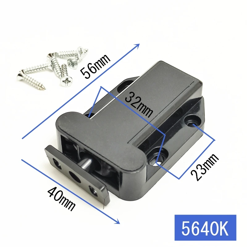 2pcs Door Rebounding Magnetic Push To Open System Damper Buffer For Cabinet Door Cupboard Catch Magnet Screw