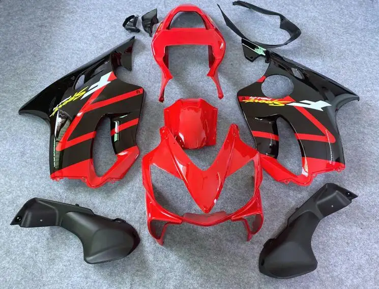 4Gifts New ABS Motorcycle whole Fairings Kit Fit For Honda CBR600 FS F4i 2001 2002 2003 01 02 03 bodywork set red black Cool | Автомобили