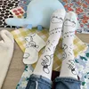 Calcetines blancos de estilo coreano para mujer, calcetín con vacas, Harajuku, Sailor Moon, largos, 2022 ► Foto 1/6