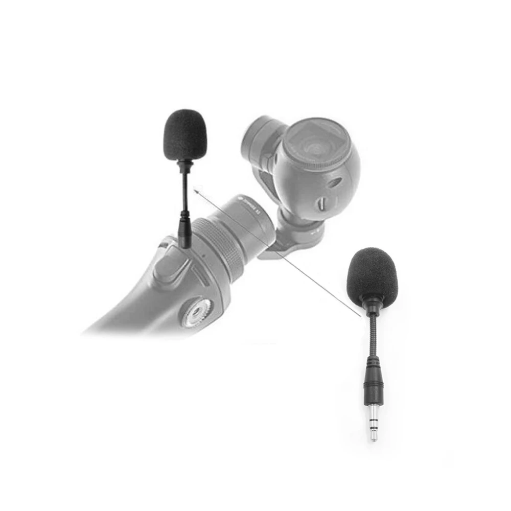 Внешний штекер 3 5 мм микрофон для DJI OSMO Action POCKET прямая вставка совместим с