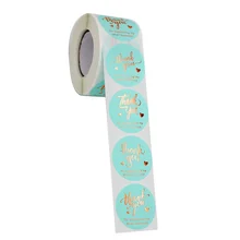 

500Pcs/Roll DIY Wrapping Thank You Labels Sealing Tag Sticker Gift Package Decal