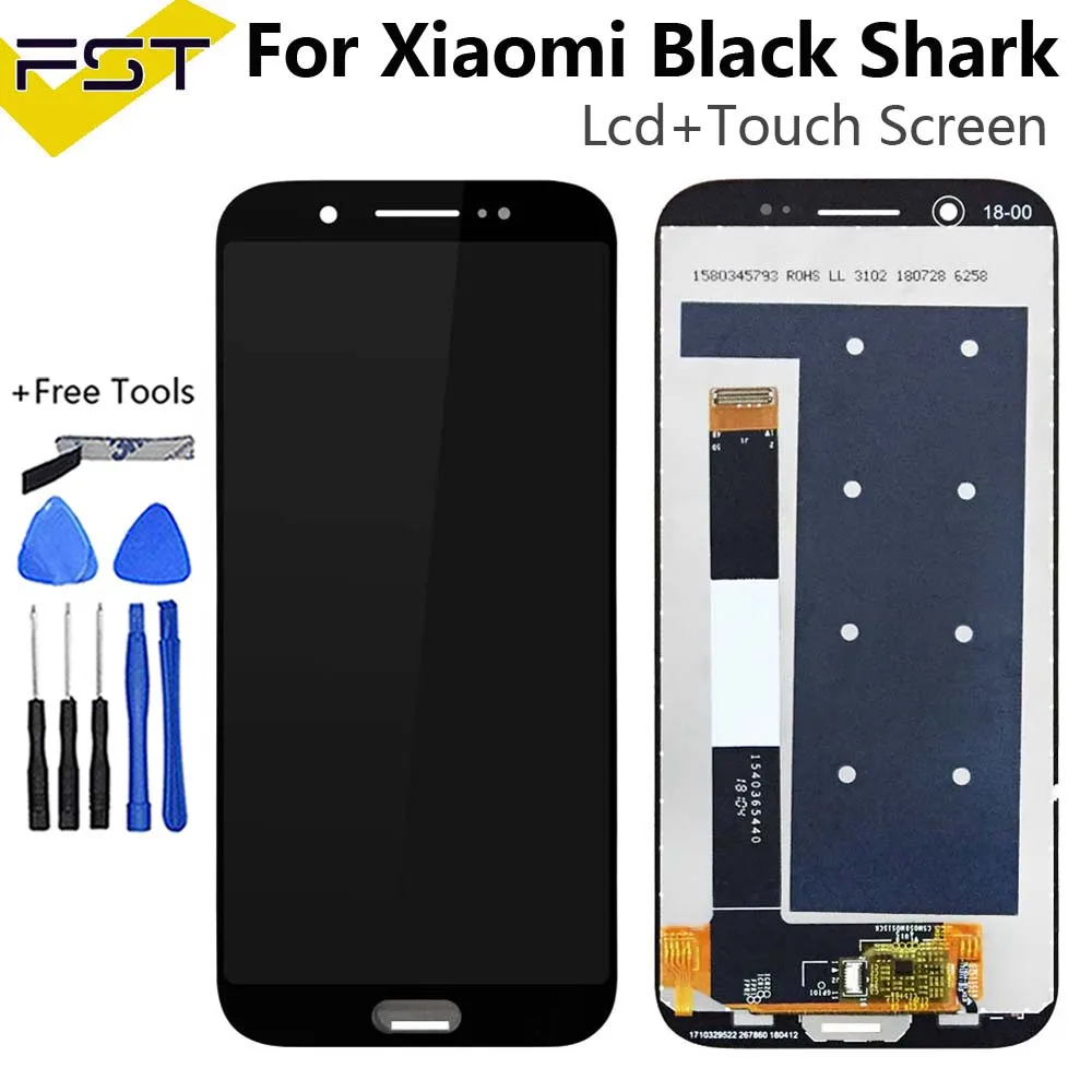 Black For Xiaomi Shark SKR-A0 LCD Display+Touch Screen Digitizer Assembly Tools Glass Panel Sensor | Мобильные телефоны и