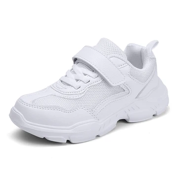 

Casual Children Shoes Waterproof Sneakers Kids White Shoes Flats Girls Trainers Fashion Children Leather Shoes Tenis Infantil