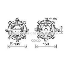 Муфта Вентилятора Ava Mtc222 Ava арт. MTC222