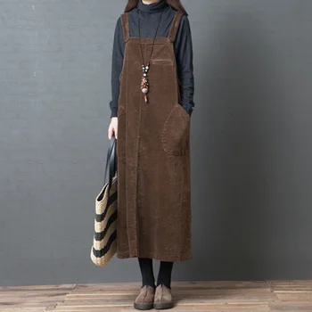 

2020 Spring New Korean Loose Solid Color Casual Plus Size Women's Strap Dress
