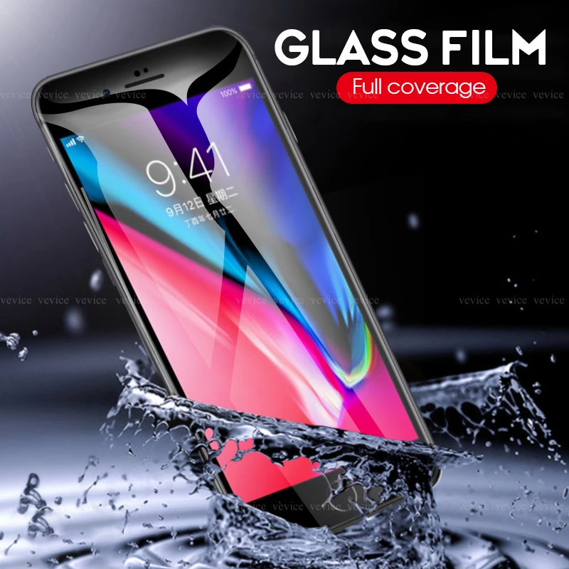 9D Защита экрана для iPhone 11 Pro Max 6 S 6s 7 8 Plus X XS MAX XR HD пленка для iPhone 6 S 6s 7 8 Plus 11Pro