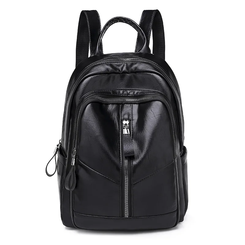 

Shoulder Pack Women 2019 New Women's Shoulder Pack Large Capacity pu Leather Travel Outdoor Backpack