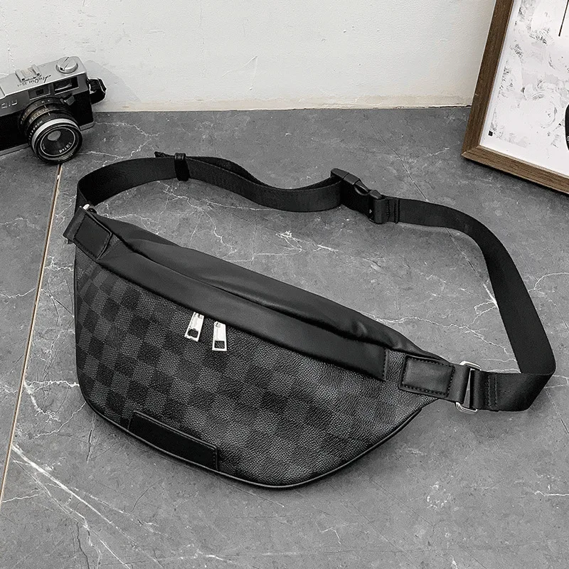 

Fashion Men Genuine Leather Waist Bag Multi-pocket and Multiple Zipper Belt Bag Adjustable Belt Fanny Pack Shopping Phone Bags