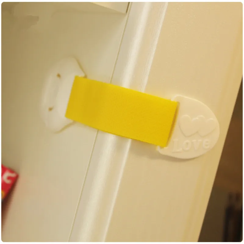 yellow Распродажа, 10 шт./партия, новинка,, высокое качество, яркие цвета, многофункциональные товары для безопасности детей/замок безопасности ATRQ0668 - Цвет: yellow